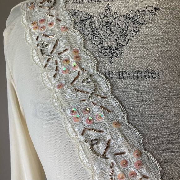 Embellished Mesh Tunic - Picture 3 of 6